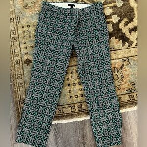 J Crew Patterned Capris